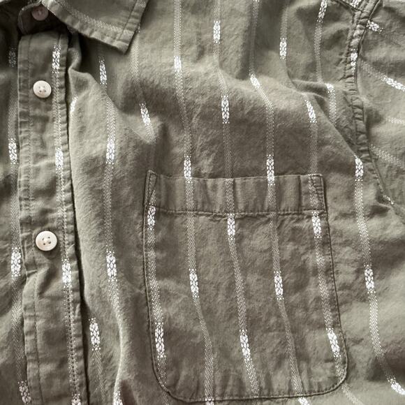 Mutual Weave Mens Shirt Size 2XL Green Short Sleeve Button Down Casual - Picture 9 of 10